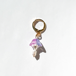 Load image into Gallery viewer, Jelly Shroom Huggies (Single earring)
